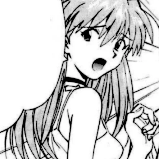 Sticker Asuka Langley Manga - 5