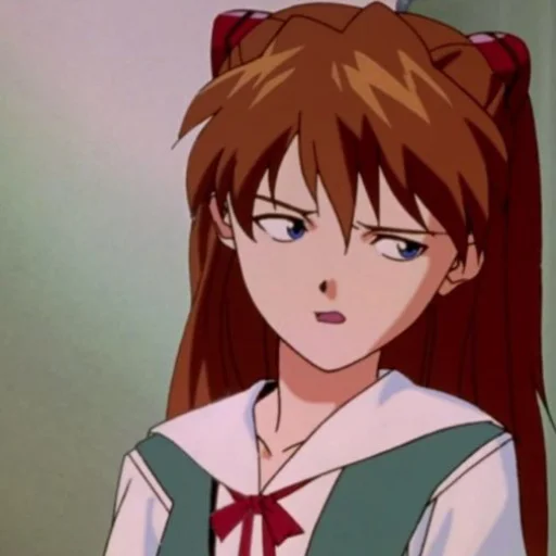 anime cartoon human face