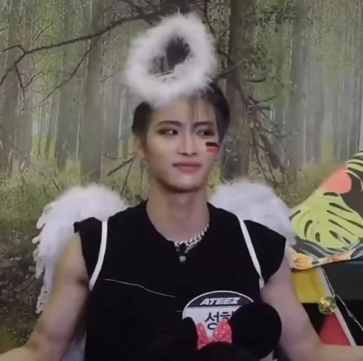 person human face clothing