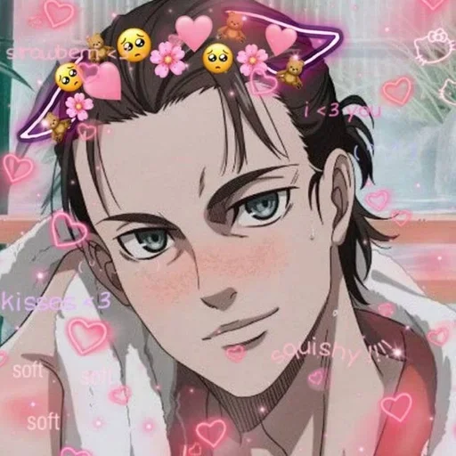 anime human face illustration