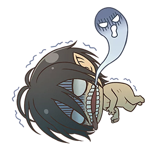 Стикер Attack on Titan Chimi-Chara Ver. - 9