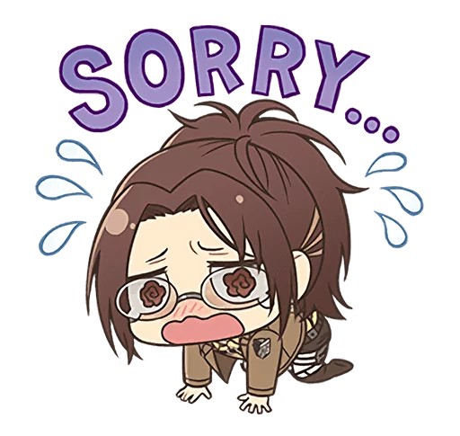 Стикер Attack on Titan Chimi-Chara Ver. - 5