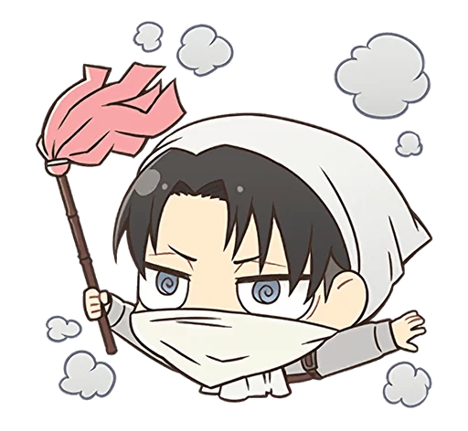 Стикер Attack on Titan Chimi-Chara Ver. - 0