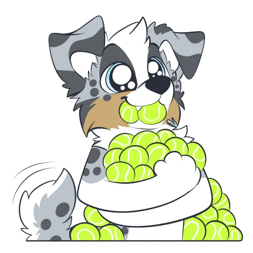 Стикер AussieShepbyPulex - 1