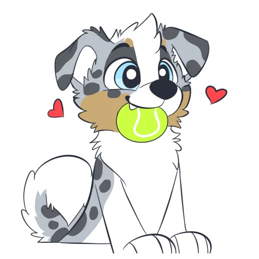 Стикер AussieShepbyPulex - 1