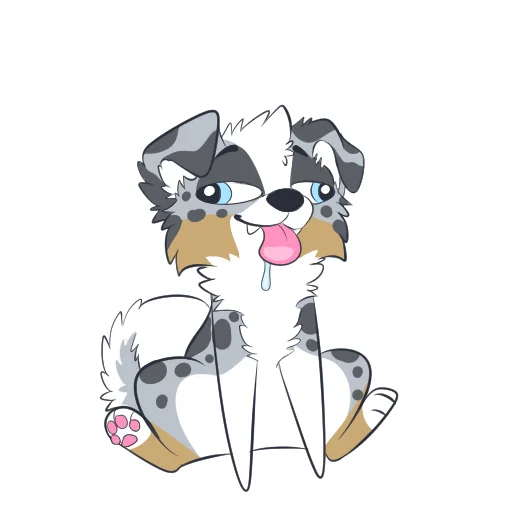 Sticker AussieShepbyPulex - 1