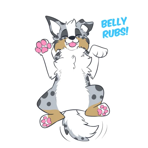 Sticker AussieShepbyPulex - 1