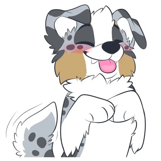 Australian Shepherd Stickers by Pulexart.com - 