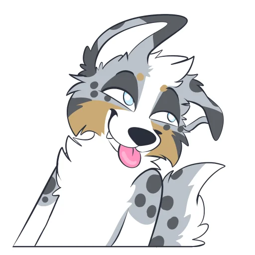 Sticker AussieShepbyPulex - 1