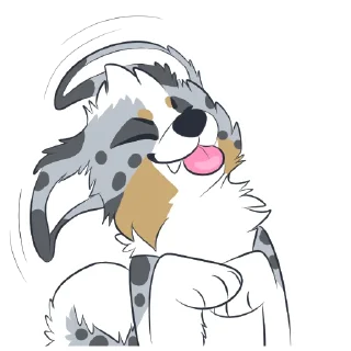 Стикер Australian Shepherd Stickers by Pulexart.com - 3