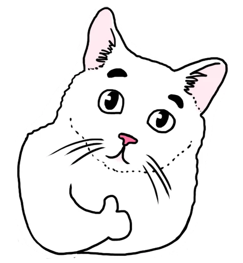cat sketch clipart