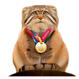 Sticker Autumn Manul @animalplantspb - 3