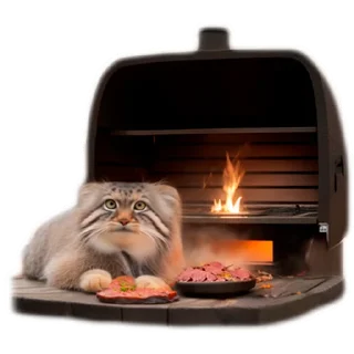 Sticker Autumn Manul @animalplantspb - 4