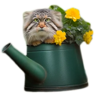 Sticker Autumn Manul @animalplantspb - 6