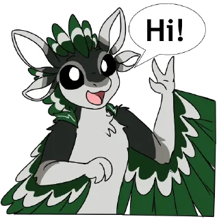 Стикер Very Confused Avali - 4