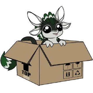 Стикер Very Confused Avali - 9