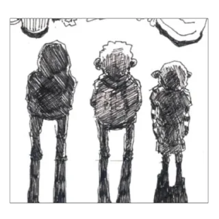 Стикер Готы-дураки - 6