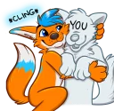 Стикер Avi Fox Sticker Pack - 4