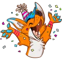 Стикер Avi Fox Sticker Pack - 10