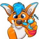 Стикер Avi Fox Sticker Pack - 6