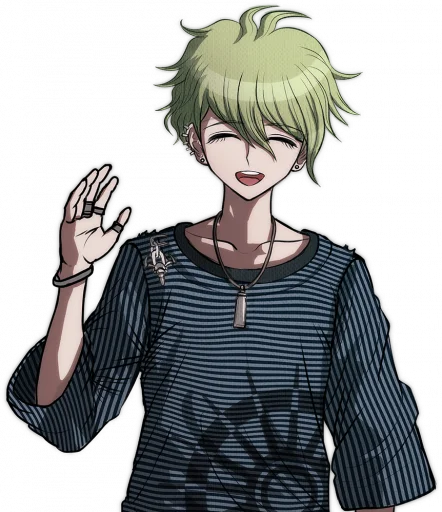 anime clothing human face