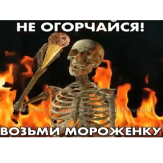 Стикер Черепа - 3