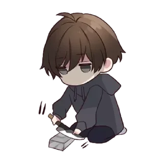 Sticker (Menhera-kun)by: @awesome_fun3 - 1