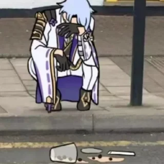 Стикер Ayato Kamisato - 4