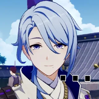 Стикер Ayato Kamisato - 2