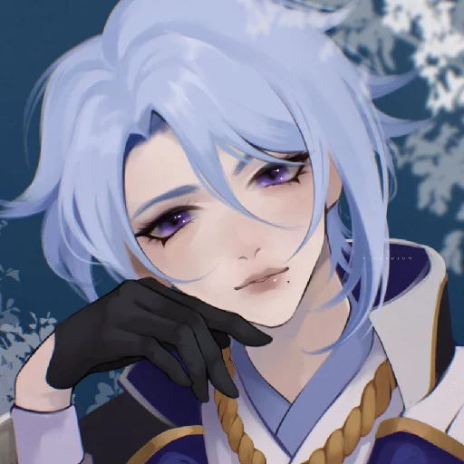 anime cartoon human face