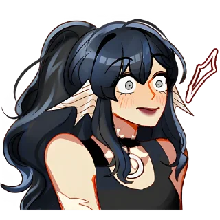 Sticker Азалия @Nyasticks - 2