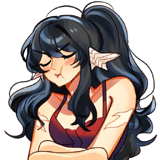 Sticker Азалия @Nyasticks - 6