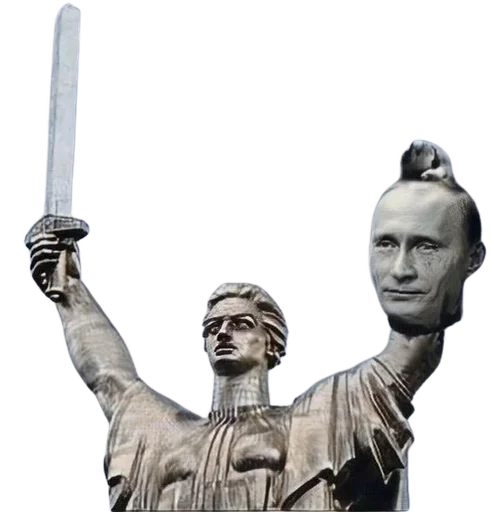 human face man statue