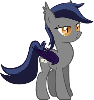 Sticker Batpony Loves SSTO LANTR - 0