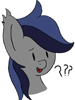 Sticker Batpony Loves SSTO LANTR - 5