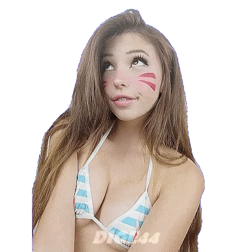 BELLE DELPHINE @STIKERFORALL - human face