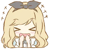 Sticker Alice Emoji :: @line_stickers - 2