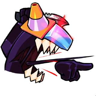 Стикер Чёрный(@Gordy_201) - 1