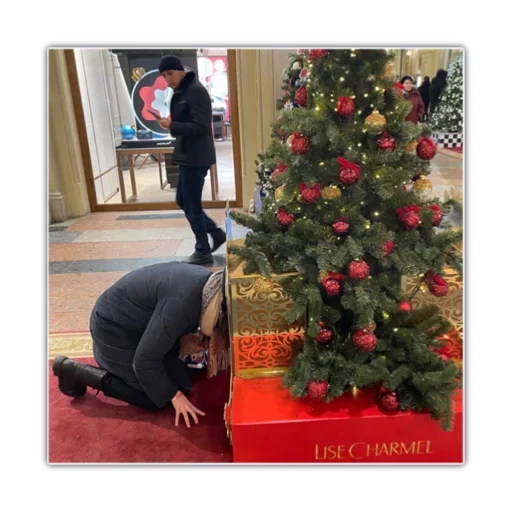 Елку рождество одежда