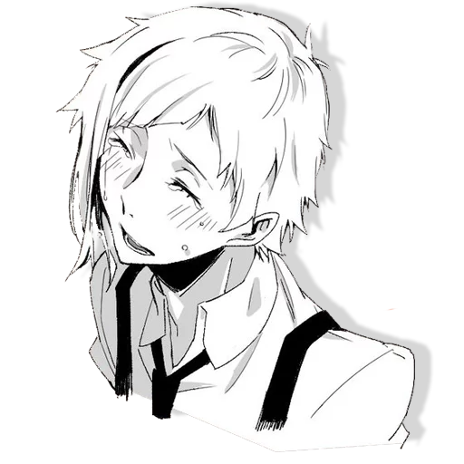 anime sketch illustration