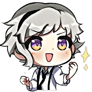 Sticker Bsd x Genshin @RampoSticks - 7