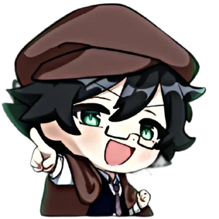 Sticker Bsd x Genshin @RampoSticks - 4