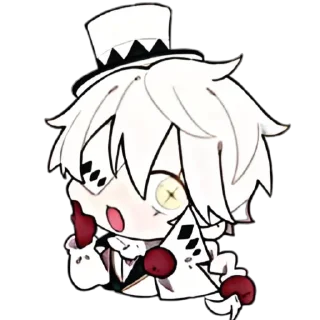 Sticker Bsd x Genshin @RampoSticks - 0