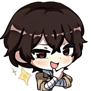 Sticker Bsd x Genshin @RampoSticks - 3