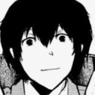 Стикер Дадзай @bsdnorka - 0