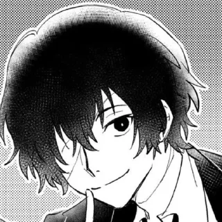 Стикер Дадзай @bsdnorka - 5