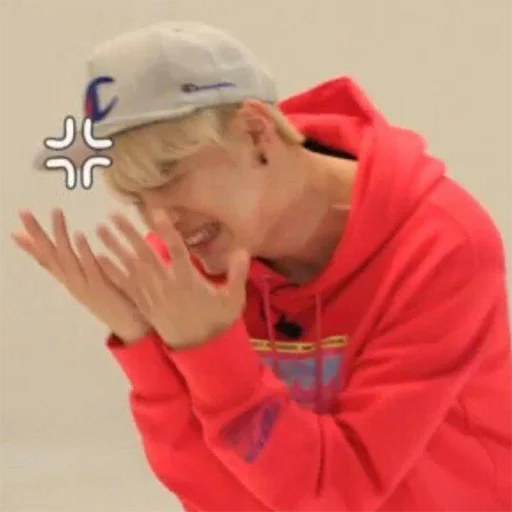 Стикер BTS's Derp Face - 1