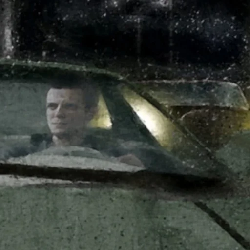 human face car mirror window