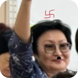 Стикер ЖЕНЩИНЫ МОИ и не ток - 9