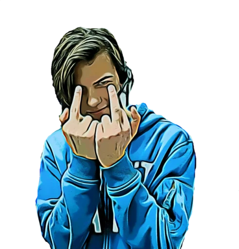 cartoon clothing human face